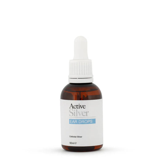 Active Silver Ear Drops 50ml – 25ppm Colloidal Silver