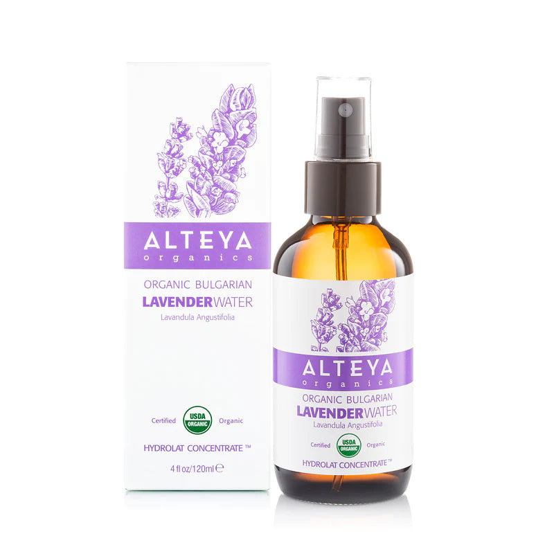 Alteya Organic Bulgarian Lavender Water 120 ml - Amber Glass Bottle