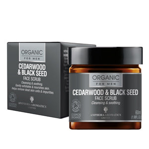 Amphora Aromatics Cedarwood & Black Seed Face Scrub 60ml
