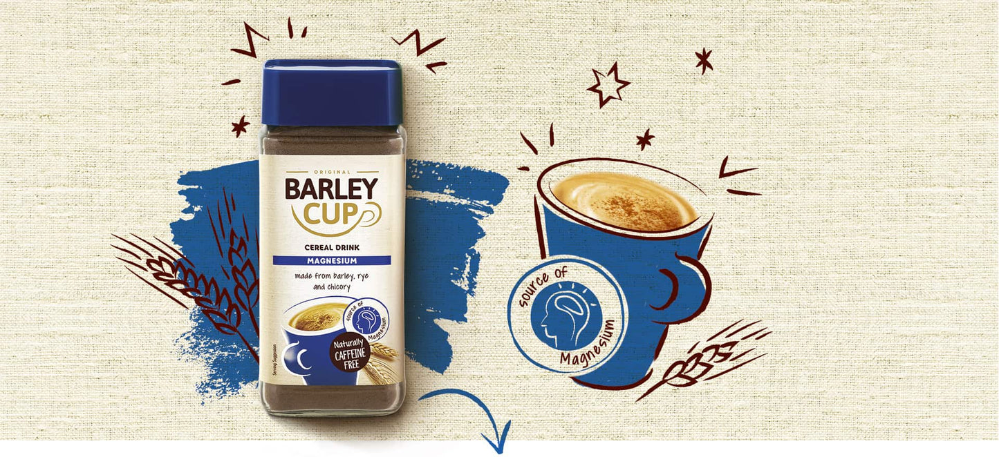 Barley Cup Cereal Powder with Magnesium 100g