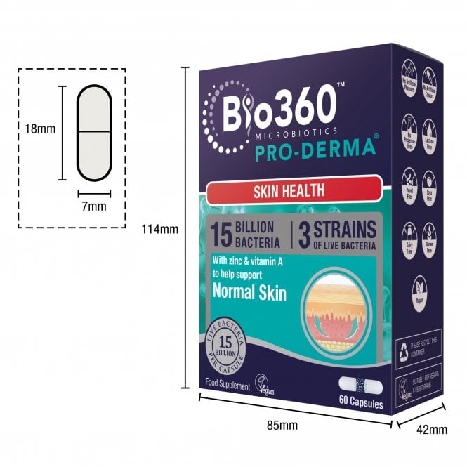 Natures Aid Bio360 Microbiotics Pro-Derma 30