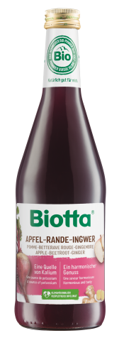 Biotta Organic Apple, Beetroot & Ginger Juice 500ml