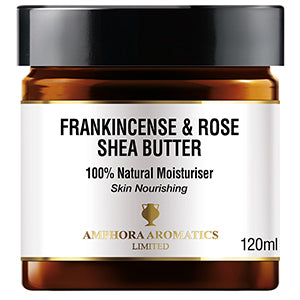 Amphora Aromatics Frankincense & Rose Whipped Shea Butter 120ml