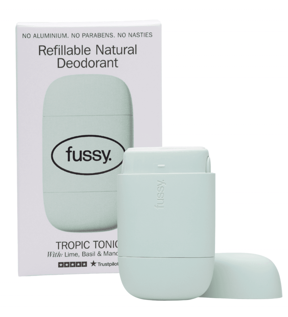 FUSSY Tropic Tonic Refillable Natural Deodorant, Starter Pack, 40g