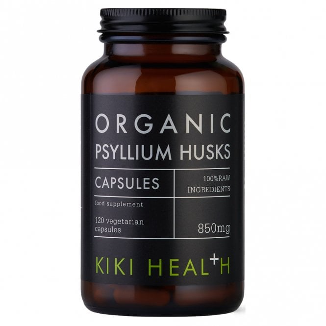 Kiki Organic Psyllium Husks 850mg 120 capsules