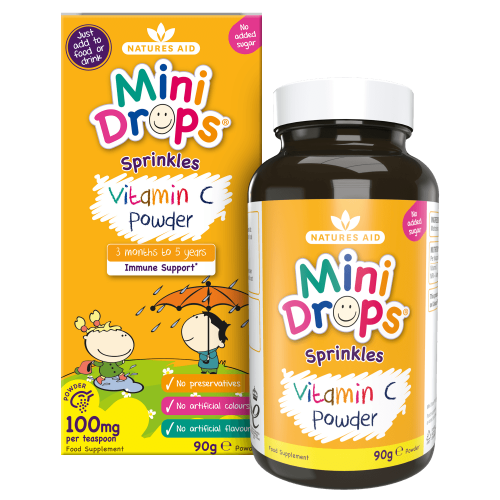 Natures Aid Mini Drops Sprinkles Vitamin C Powder