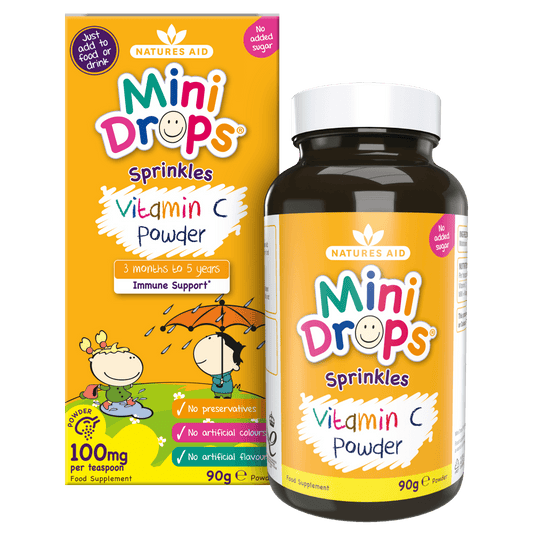 Natures Aid Mini Drops Sprinkles Vitamin C Powder