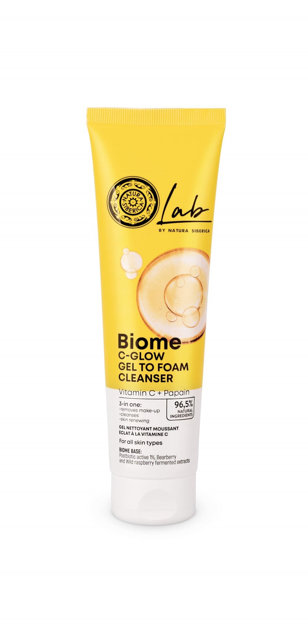 Natura Siberica Lab Biome - Glow Gel To Foam Face Cleanser 140 ml