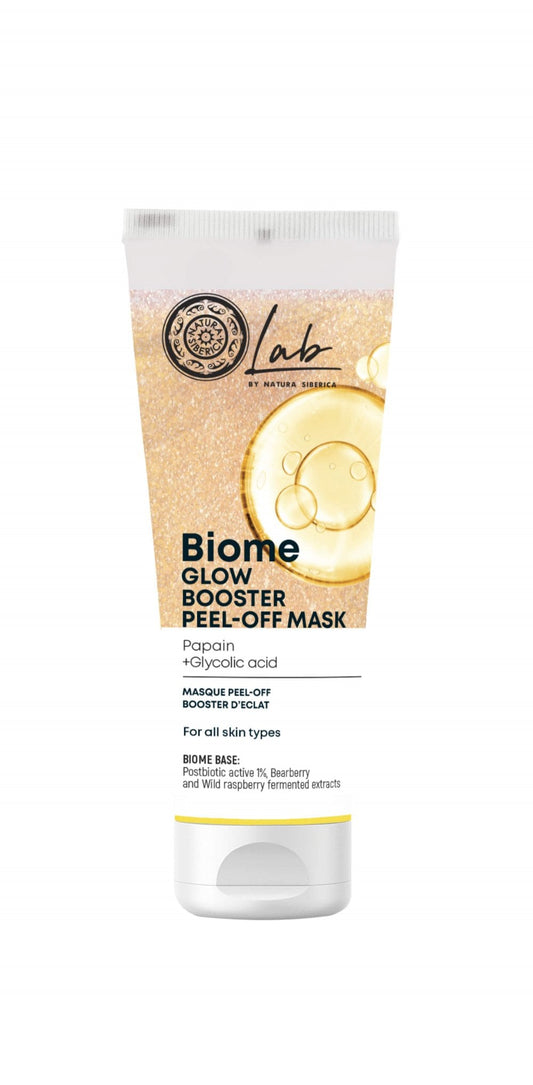 Natura Siberica Lab Biome. Glow Booster Peel-Off Face Mask, 75 ml