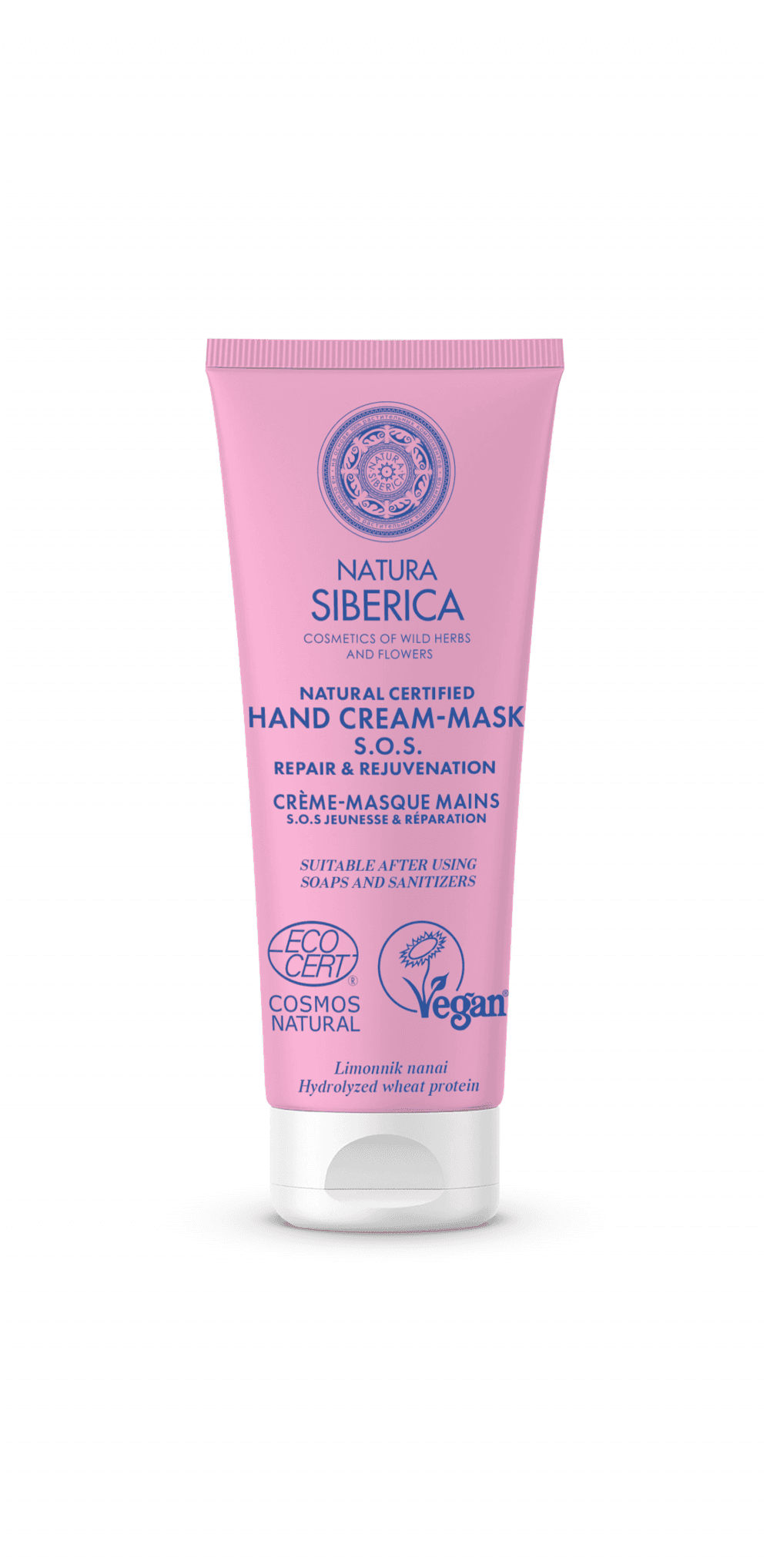 Natura Siberica Natural certified hand cream-mask - S.O.S. Repair & Rejuvenation (75ml)