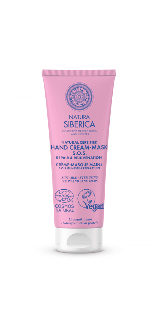Natura Siberica Natural certified hand cream-mask - S.O.S. Repair & Rejuvenation (75ml)