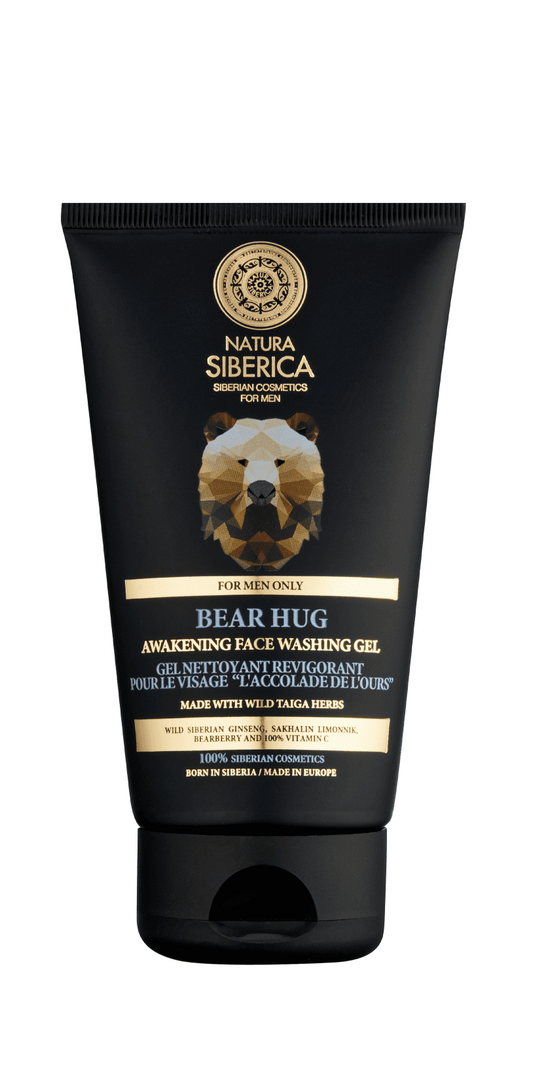 Natura Siberica Men Bear Hug Awakening Face Washing Gel (150ml)