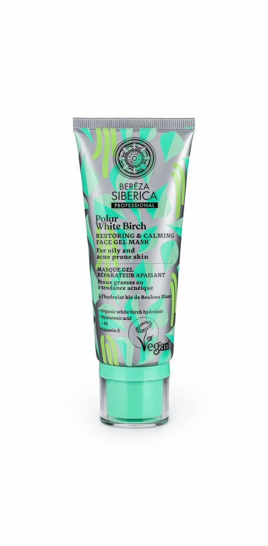 Bereza Siberica Polar White Birch Restoring & Calming Face Gel Mask