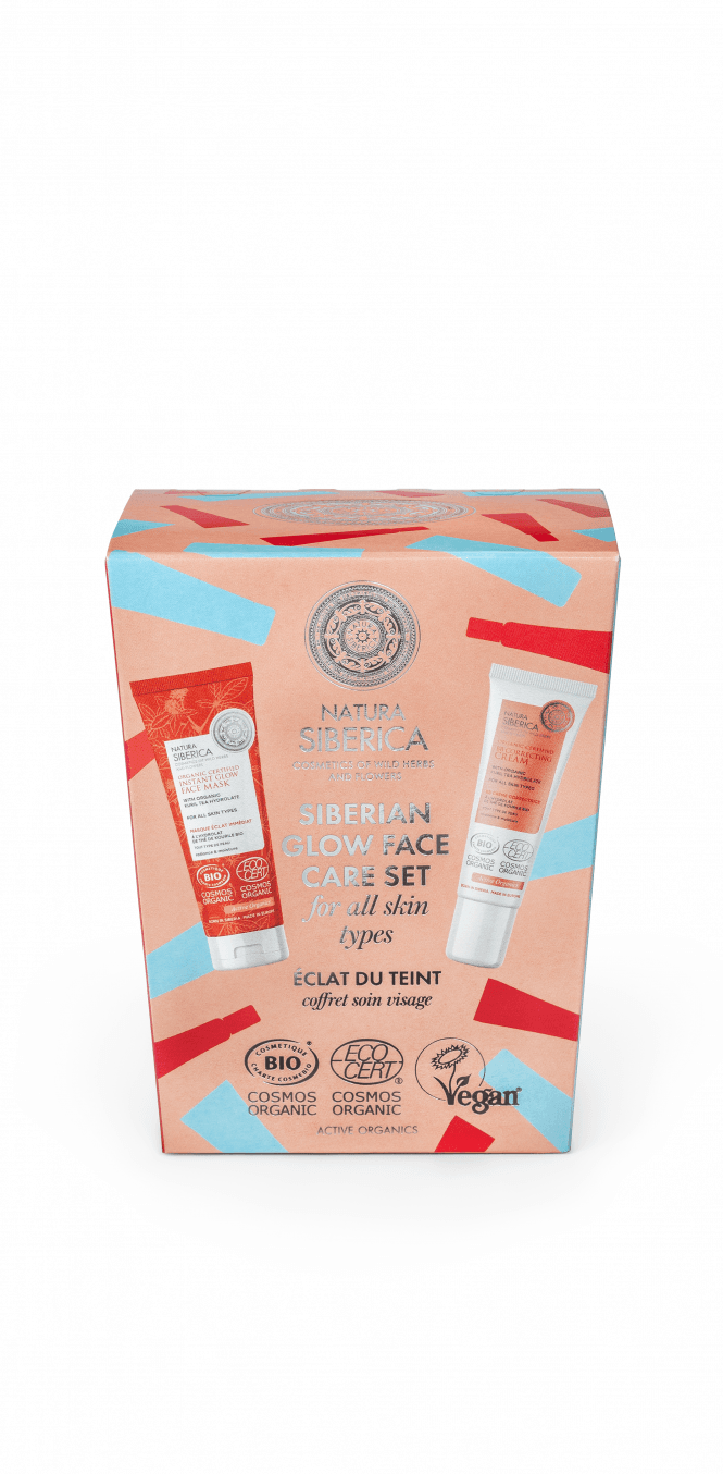 Natura Siberica Glow Face Care Set for all skin types (105ml)
