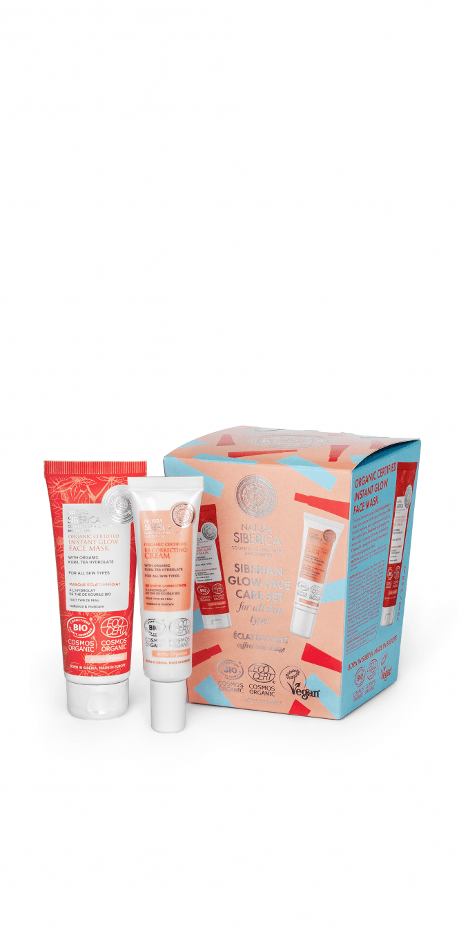 Natura Siberica Glow Face Care Set for all skin types (105ml)