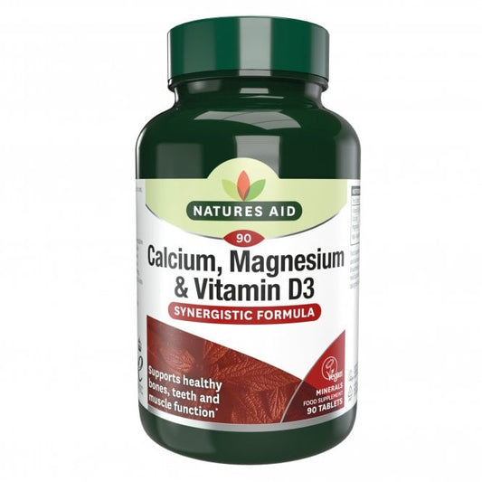 Natures Aid Calcium, Magnesium D3 90