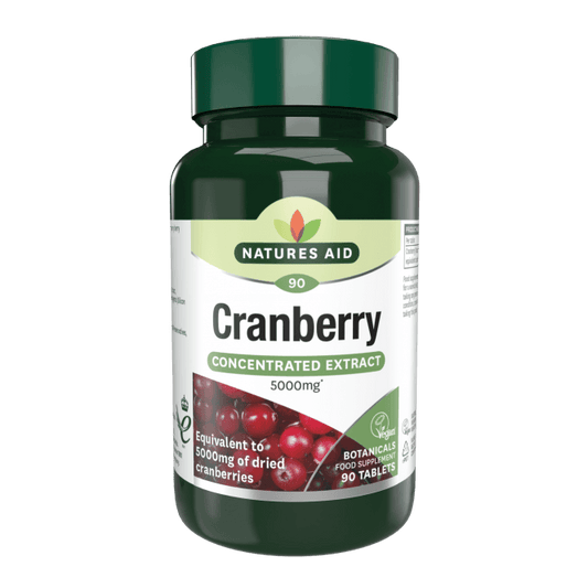 Natures Aid Cranberry tablets 5000mg 90