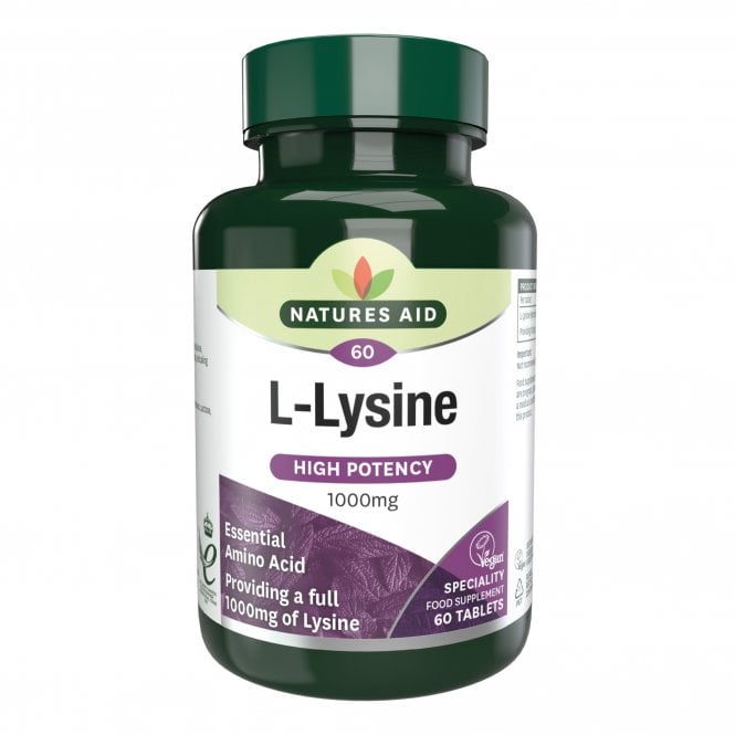 Natures Aid L-Lysine 1000mg 60