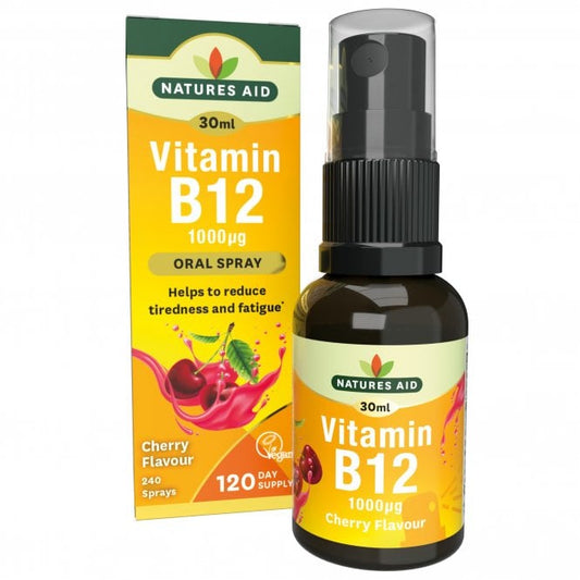 Natures Aid Vitamin B12 Oral Spray 30ml