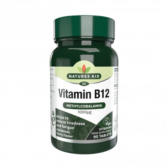 Natures Aid Vitamin B12 Sublingual 90