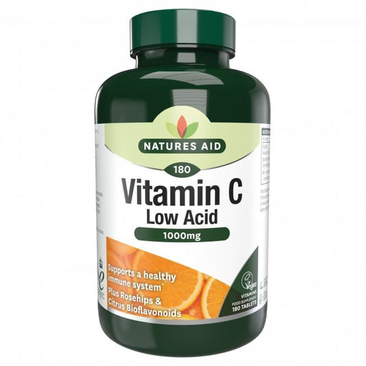Natures Aid Vitamin C 1000mg Low Acid 30