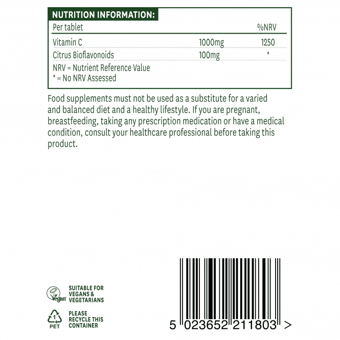 Natures Aid Vitamin C 1000mg Time Release 30