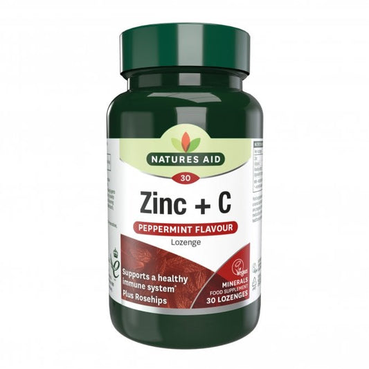 Natures Aid Zinc + C Lozenges