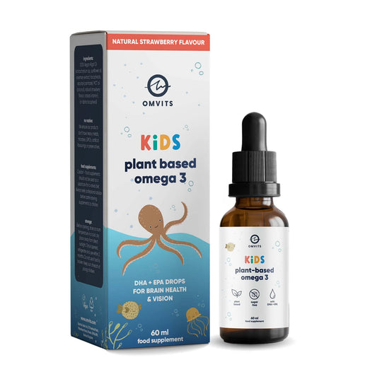 Omvits Omega 3 Kids Vegan Omega-3 Drops 60ml