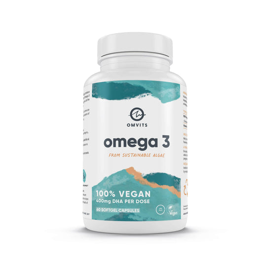 Omvits Omega 3 DHA 400mg Algae 60