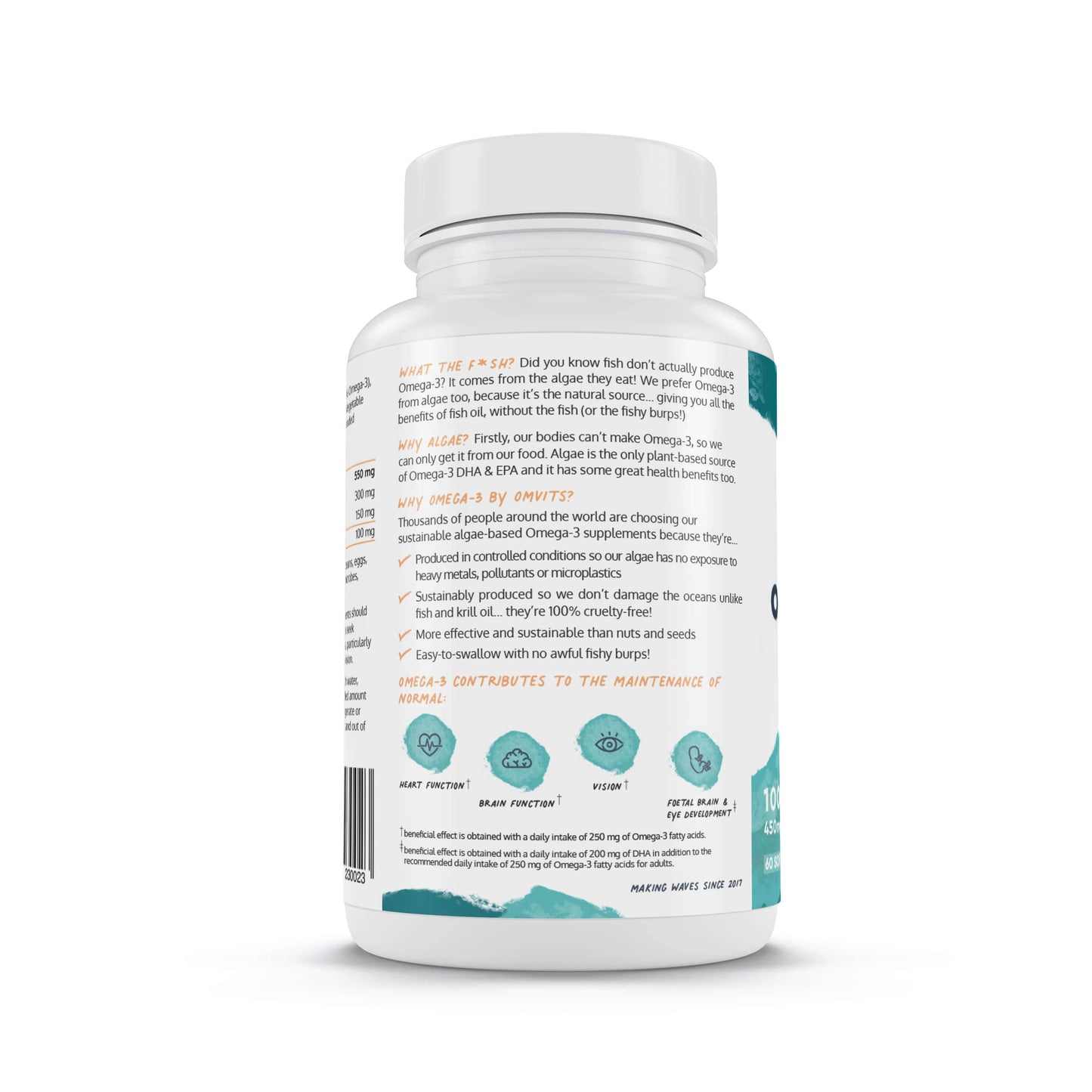 Omvits Omega 3+ DHA + EPA 400mg 60