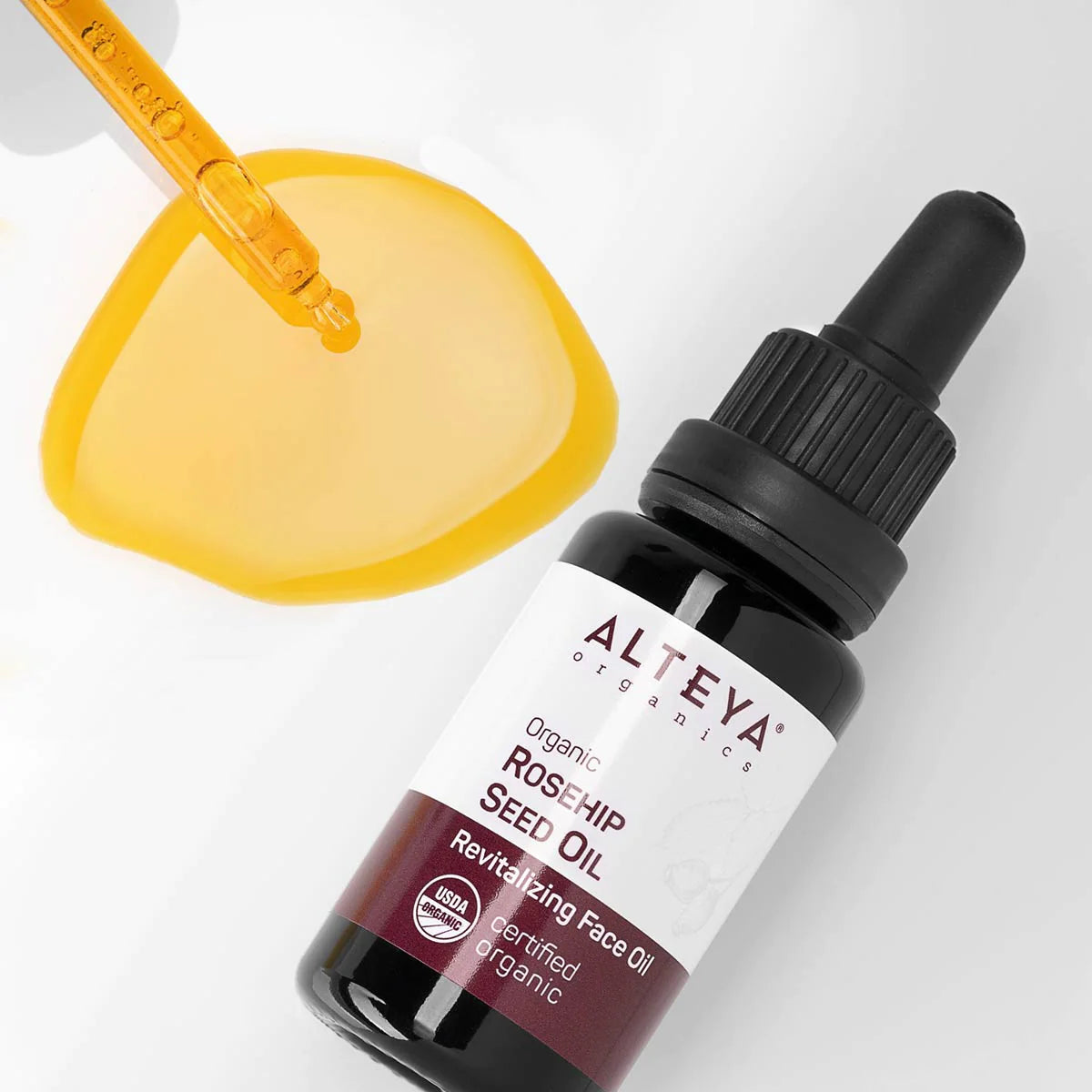 Alteya Organic Rosehip Seed Oil 20ml with pipette