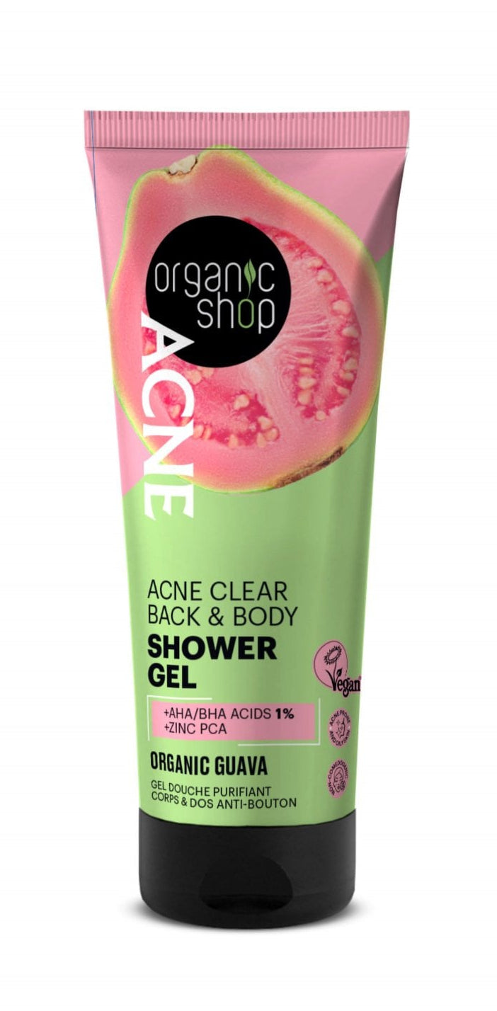 ORGANIC SHOP Acne Clear Back and Body Shower Gel (200ml)