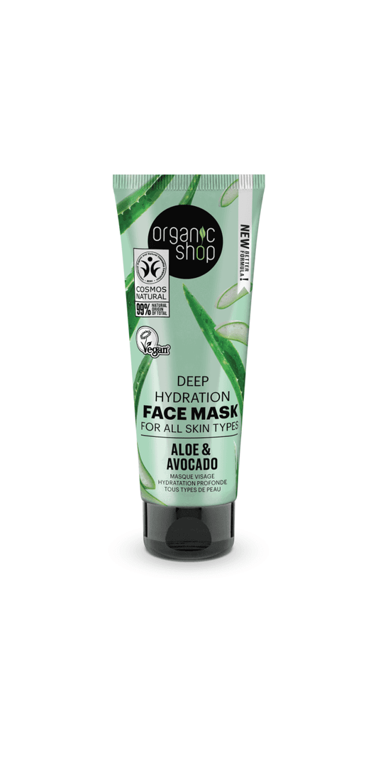 Organic Shop Aloe & Avocado Deep Hydration Face Mask