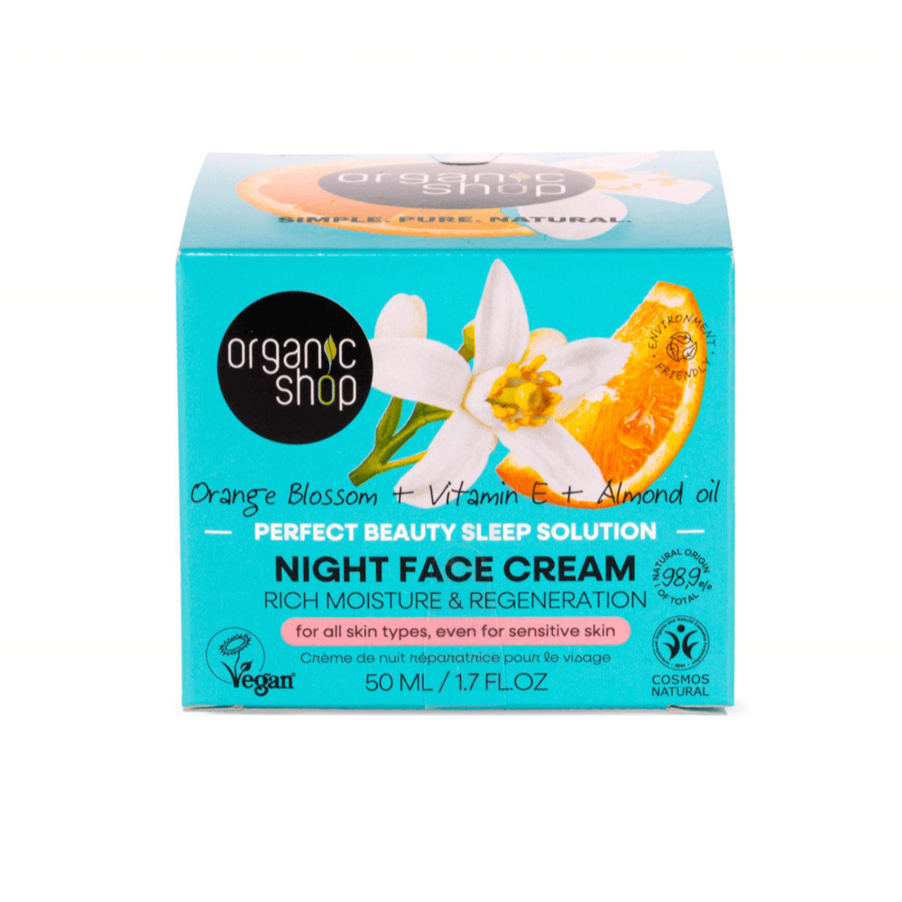 ORGANIC SHOP Orange Blossom Perfect Beauty Sleep Solution Night Face Cream (50ml)