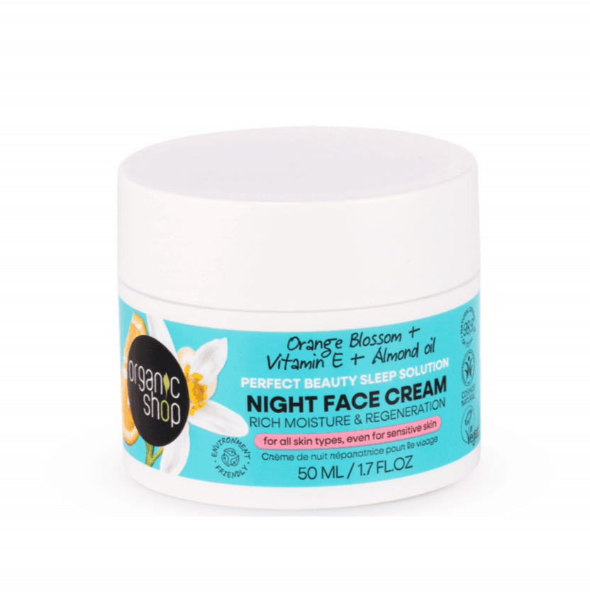 ORGANIC SHOP Orange Blossom Perfect Beauty Sleep Solution Night Face Cream (50ml)