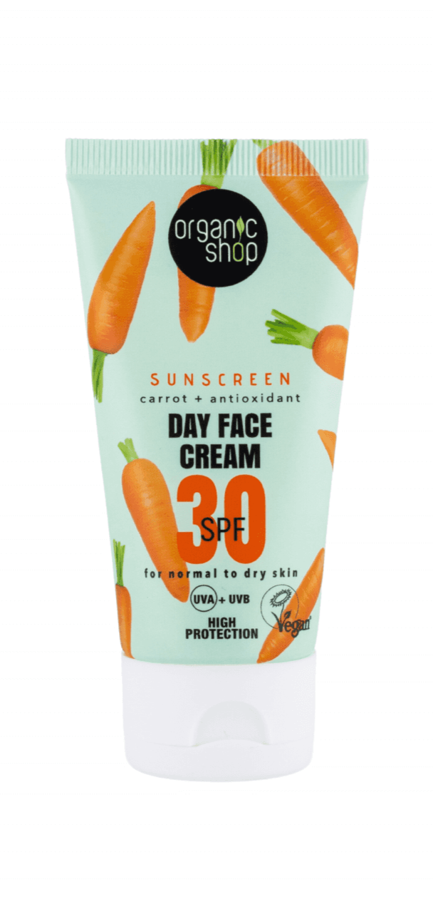 ORGANIC SHOP Sunscreen Day Face Cream 30 SPF Normal to dry skin (50ml)