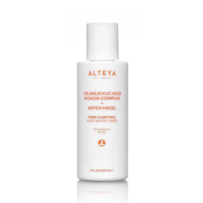 Alteya Organic BHA Pore Clarifying Rose Water Toner (2% Salicylic Acid Acacia Complex + Witch Hazel)