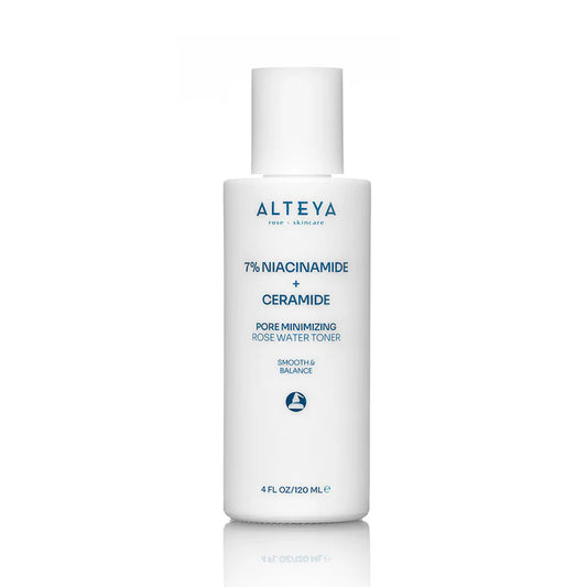 Alteya Organic Pore Minimizing Rose Water Toner (7% Niacinamide + Ceramide)
