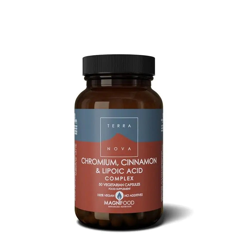 Terranova Chromium, Cinnamon and Lipoic Acid Complex 50