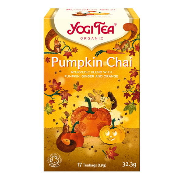 Yogi Tea Pumpkin Chai – autumn box of 17 organic teabags