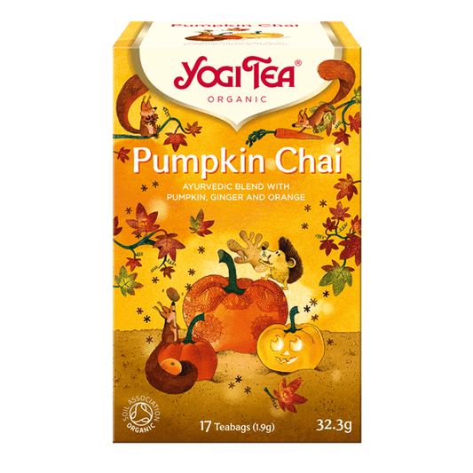 Yogi Tea Pumpkin Chai – autumn box of 17 organic teabags